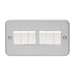 Eurolite MC6SWW Utility 6-Gang Switch - Grey (LEAD TIME: 2-3 DAYS)