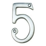 Carlisle Brass N5SC Numerals (0-9) Number 5 (LEAD TIME: 2-3 DAYS)