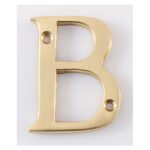 Carlisle Brass NB Letter B (LEAD TIME: 2-3 DAYS)