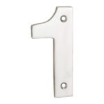 Eurospec NUM10101BSS Numerals Number 1 (LEAD TIME: 2-3 DAYS)