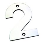 Eurospec NUM10102BSS Numerals Number 2 (LEAD TIME: 2-3 DAYS)