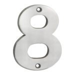 Eurospec NUM10108SSS Numerals Number 8 (LEAD TIME: 2-3 DAYS)