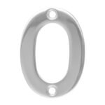 Eurospec NUM10500BSS Numerals Number 0 (LEAD TIME: 2-3 DAYS)