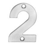 Eurospec NUM10502SSS Numerals Number 2 (LEAD TIME: 2-3 DAYS)