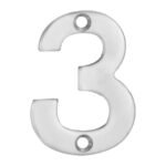 Eurospec NUM10503SSS Numerals Number 3 (LEAD TIME: 2-3 DAYS)
