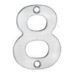Eurospec NUM10508SSS Numerals Number 8 (LEAD TIME: 2-3 DAYS)