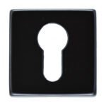 Manital QE001BLK Square Euro Profile Escutcheon (LEAD TIME: 2-3 DAYS)