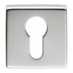 Manital QE001CP Square Euro Profile Escutcheon (LEAD TIME: 2-3 DAYS)