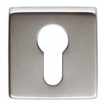 Manital QE001SC Square Euro Profile Escutcheon (LEAD TIME: 2-3 DAYS)