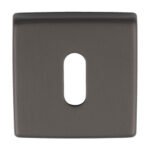 Manital QE003ANT Manital Square Standard Key Escutcheon - Anthracite (LEAD TIME: 2-3 DAYS)
