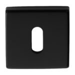 Manital QE003BLK Square Standard Key Escutcheon (LEAD TIME: 2-3 DAYS)