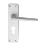 Eurospec SAA21Y Aluminium Lever On Euro Lock Backplate (LEAD TIME: 2-3 DAYS)