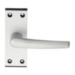 Eurospec SAA61 Aluminium MIAL Lever On Latch Backplate (LEAD TIME: 2-3 DAYS)