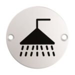 Eurospec SEX1014SSS Signage Shower Symbol (LEAD TIME: 2-3 DAYS)