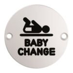 Eurospec SEX1019SSS Signage Baby Change Symbol (LEAD TIME: 2-3 DAYS)