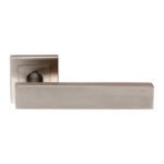 Eurospec SSL1403SSS Carla Designer Lever On Sprung Square Rose (LEAD TIME: 2-3 DAYS)