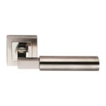 Eurospec SSL1406DUO Fagus Designer Lever On Sprung Square Rose (LEAD TIME: 2-3 DAYS)
