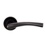 Eurospec SWL1121MB Steelworx SWL Breeze Lever On Rose (LEAD TIME: 2-3 DAYS)