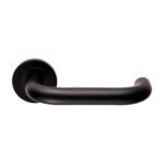 Eurospec SWL1190MB Steelworx SWL Nera Lever On Rose (LEAD TIME: 2-3 DAYS)
