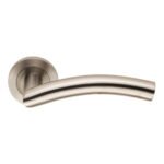 Eurospec SWL1196SSS Steelworx SWL Dresda Lever On Rose (LEAD TIME: 2-3 DAYS)