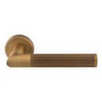 Serozzetta SZM170AB Trend Lines Lever On Rose - Antique Brass (LEAD TIME: 2-3 DAYS)
