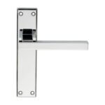 Serozzetta SZM242CP Stratus Lever On Latch Backplate (LEAD TIME: 2-3 DAYS)