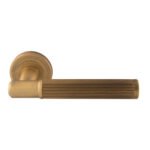 Serozzetta SZM270AB Image Lines Lever On Rose - Antique Brass (LEAD TIME: 2-3 DAYS)
