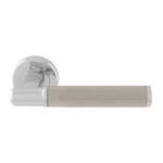Serozzetta SZM270CPSN Trend Lines Lever On Rose - Polished Chrome/- Satin Nickel Duel (LEAD TIME: 2-3 DAYS)
