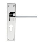 Serozzetta SZM371YCP Equi Lever On Euro Lock Backplate (LEAD TIME: 2-3 DAYS)