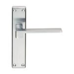 Serozzetta SZM372SC Equi Lever On Latch Backplate (LEAD TIME: 2-3 DAYS)