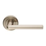 Serozzetta SZR010SN Dieci Lever On Rose - Satin Nickel (LEAD TIME: 2-3 DAYS)