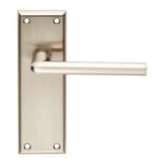 Serozzetta SZR012SN Dieci Lever On Latch Backplate (LEAD TIME: 2-3 DAYS)