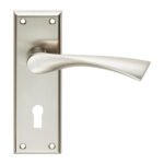 Serozzetta SZR021SN Venti Lever On Lock Backplate (LEAD TIME: 2-3 DAYS)