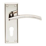 Serozzetta SZR031YPN Trenta Lever On Euro Lock Backplate (LEAD TIME: 2-3 DAYS)