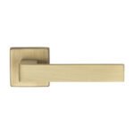 Manital TC5AB Techna Lever On Square Rose - Antique Brass (LEAD TIME: 2-3 DAYS)