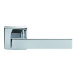 Manital TC5CP Techna Lever On Square Rose - Polished Chrome (LEAD TIME: 2-3 DAYS)