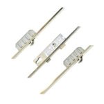 Winkhaus Trulock Latch Deadbolt 2 Hooks 24mm U-Rail Faceplate Multipoint Door Lock - Option 2 (top hook to spindle = 590mm)