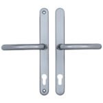 Fab & Fix Blenheim Lever Lever UPVC Multipoint Door Handles - 92mm PZ Sprung 240mm Screw Centres