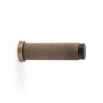 Alexander & Wilks AW600-75-AB Brunel Knurled Door Stop - Antique Brass (LEAD TIME: 2-3 DAYS)
