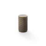 Alexander & Wilks AW800-35-AB Brunel Knurled Cylinder Cupboard Knob - Antique Brass 35mm (LEAD TIME: 2-3 DAYS)