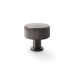 Alexander & Wilks AW807K-35-DBZPVD Lucia Knurled Cupboard Knob - Dark Bronze PVD 35mm (LEAD TIME: 2-3 DAYS)