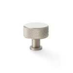 Alexander & Wilks AW807K-35-SN Lucia Knurled Cupboard Knob - Satin Nickel 35mm (LEAD TIME: 2-3 DAYS)