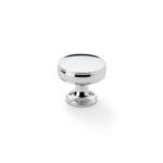 Alexander & Wilks AW808-32-PC Lynd Cupboard Knob - Polished Chrome 32mm (LEAD TIME: 2-3 DAYS)