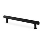 Alexander & Wilks AW809-160-BL Crispin Knurled T Bar Cupboard Pull Handle Black Centres 160mm (LEAD TIME: 2-3 DAYS)