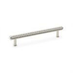 Alexander & Wilks AW809-160-PN Crispin Knurled T Bar Cupboard Pull Handle - Polished Nickel 160mm (LEAD TIME: 2-3 DAYS)