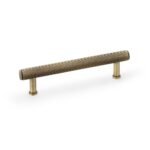 Alexander & Wilks AW809R-128-AB Crispin Reeded T Bar Cupboard Pull Handle - Antique Brass 128mm (LEAD TIME: 2-3 DAYS)