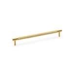 Alexander & Wilks AW810-224-SBPVD Brunel Knurled T Bar Cupboard Handle - Satin Brass PVD Centres 224mm (LEAD TIME: 2-3 DAYS)