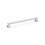 Alexander & Wilks AW813-224-PC Jesper Square Cabinet Pull Handle - Polished Chrome Centres 224mm (LEAD TIME: 2-3 DAYS)