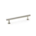 Alexander & Wilks AW814-128-SN Round T Bar Cabinet Pull Handle - Satin Nickel 128mm (LEAD TIME: 2-3 DAYS)