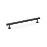 Alexander & Wilks AW814-192-DBZ Round T Bar Cabinet Pull Handle - Dark Bronze 192mm (LEAD TIME: 2-3 DAYS)
